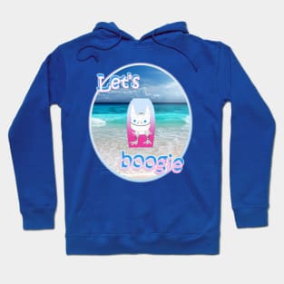 It's Electric! White Lothcat Boogie Woogie Woogie Hoodie